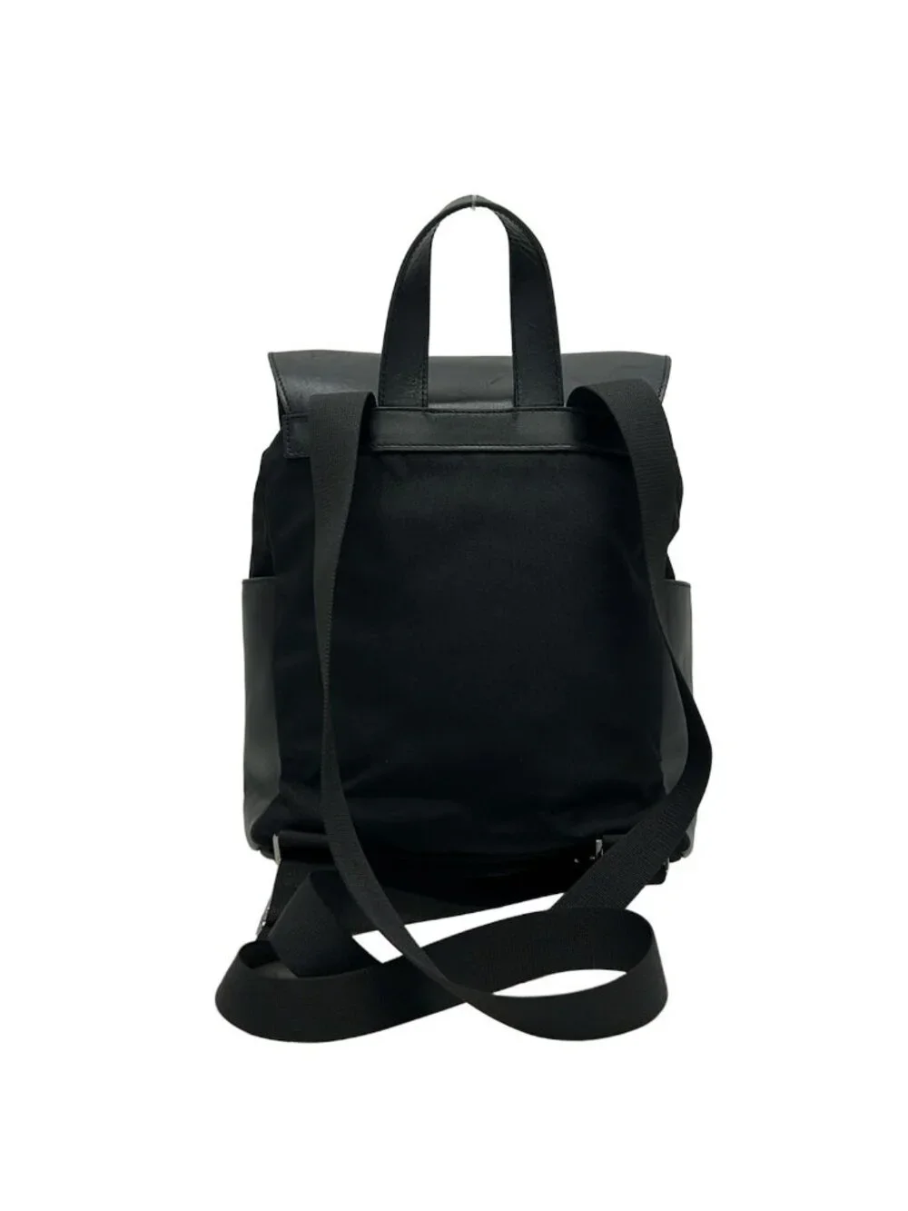 Gucci Backpack Black Drawstring Leather